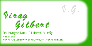 virag gilbert business card